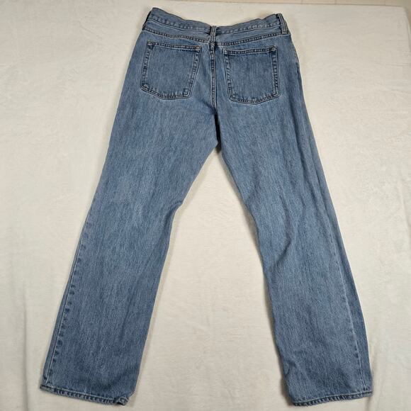 Gap 1969 Straight Leg Jeans Mens 33x30 Medium Wash Blue Jeans Denim 0827 - Picture 2 of 10